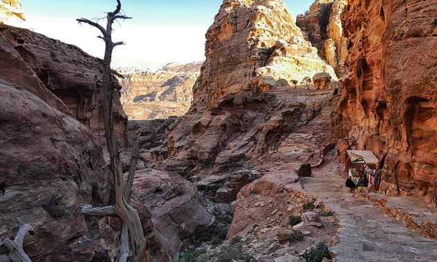 On the way to the Monastery