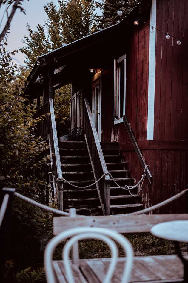 A beautiful wooden old Cottage