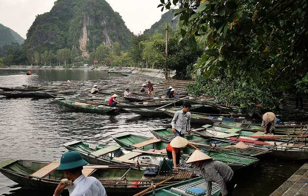 The first view you’ll get of Tam Coc