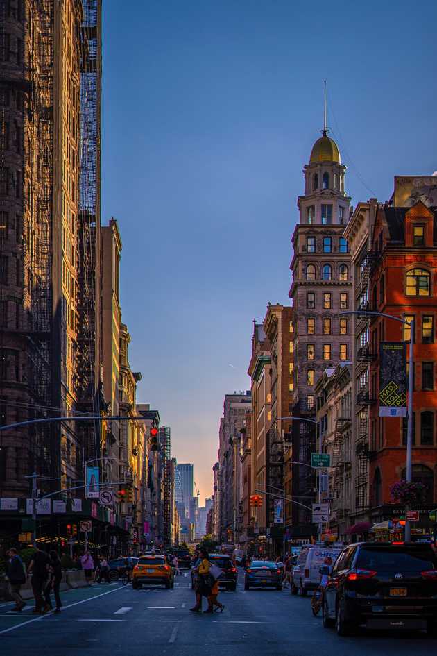 Street scenes in Manhattan.